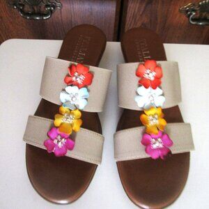 Audrie Bright Multi Sandals Size 8.5